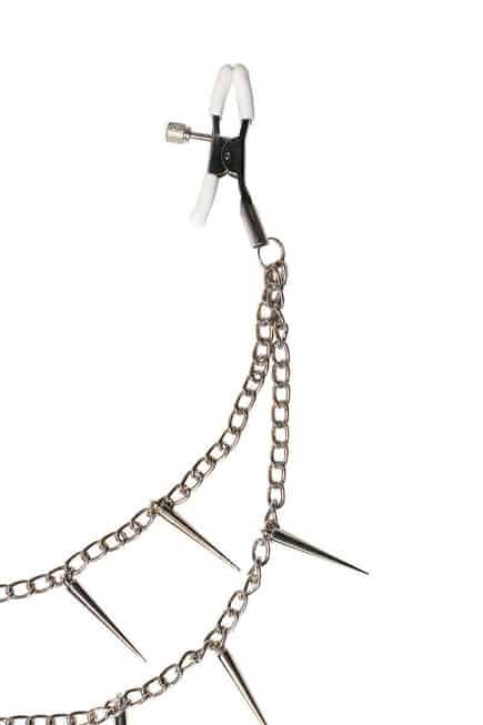 Nipple Clamp Party Hard Spiky Bạc Đau Sướng Đỉnh