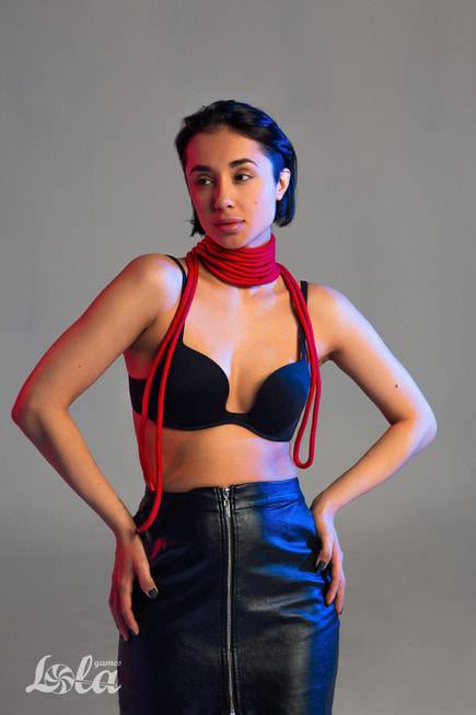 Dây cotton đỏ 5m buộc siết Lola Games party hard