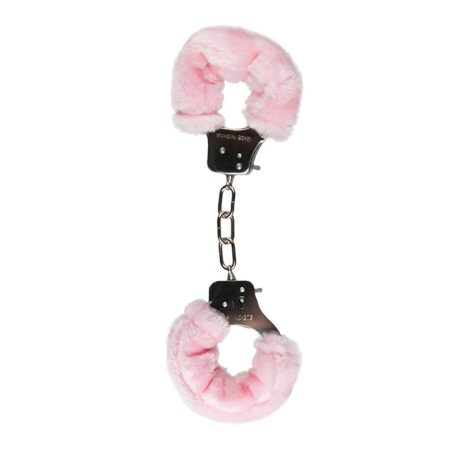 Easytoys Furry Handcuffs Hồng Lông Mềm BDSM 