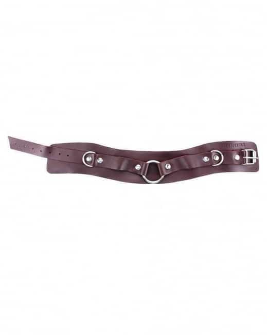 Vòng Cổ BDSM Arsenal Đỏ - Da Thật Ring Kiểm Soát Sướng Điên Cuồng