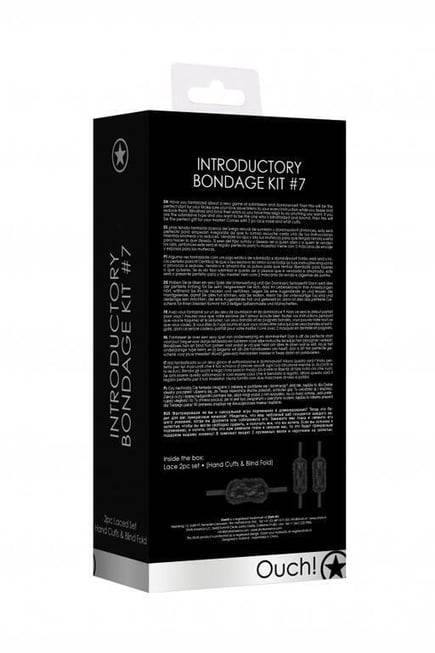 Ouch Intro #7 Bondage 3 Món Đen BDSM