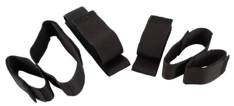 Bad Kitty restraints đen tay chân Kiềm Chế Chặt BDSM