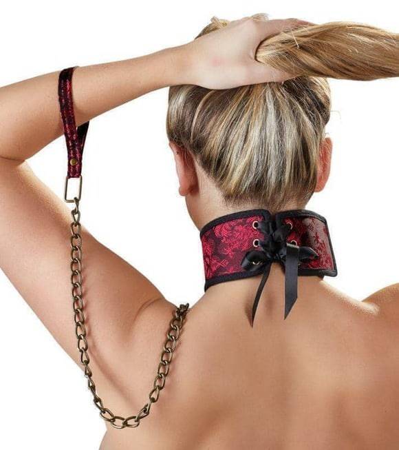 ORION Choker Asia vòng cổ xích đỏ đen
