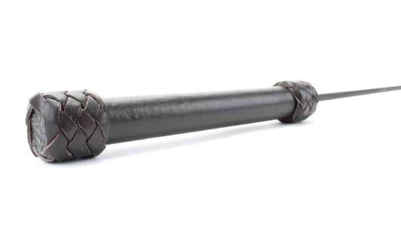 BDSM Whip Arsenal Pro 73cm Da Nâu Chặt Chuyên Nghiệp