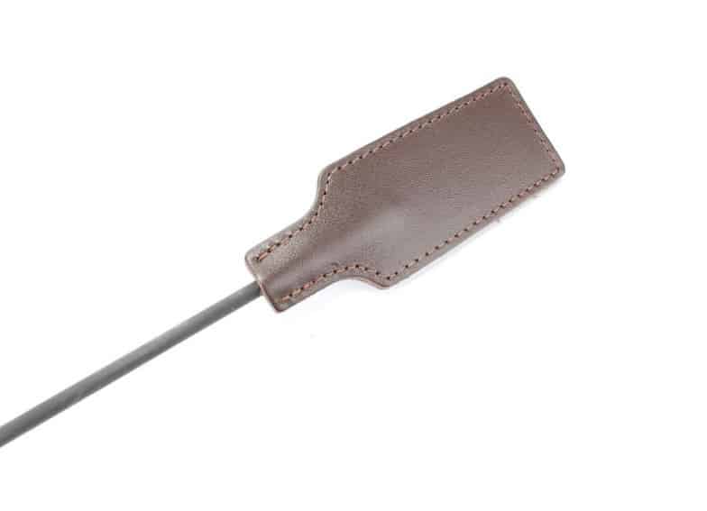 BDSM Whip Arsenal Pro 73cm Da Nâu Chặt Chuyên Nghiệp