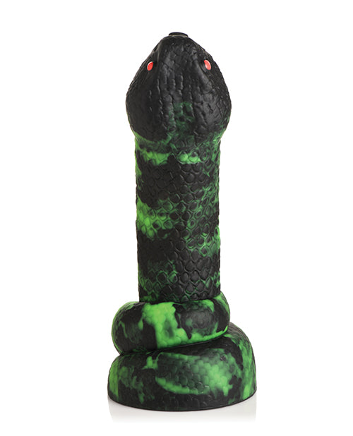 Creature Cocks Python Rắn Silicone Xanh Đen Lấp Lánh 