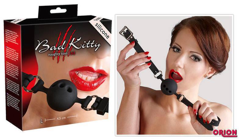 Bad Kitty Gag 4.5cm Lỗ Thở BDSM Thoải Mái