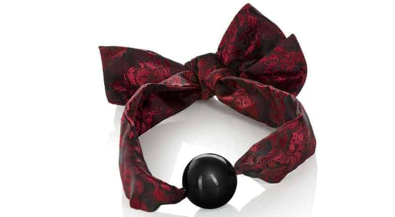 Ball Gag CalExotics Đen Đỏ Scandal Nóng Bỏng Đam Mê