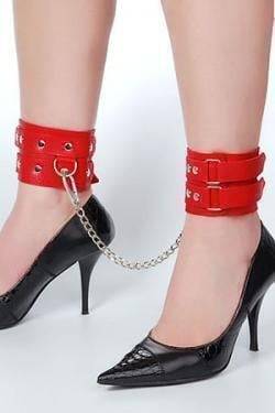 Okovy Xích Da Đỏ Cao Cấp Dịu Mềm BDSM Nô Lệ