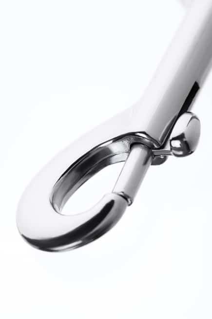 Toyfa Carabiner Kim Loại Bạc Đôi BDSM Bền Chắc Kìm Kẹp