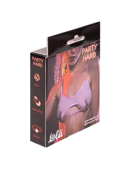 Zaжим Nipple Lola Hard Đen Đau Khoái Nồng Cháy