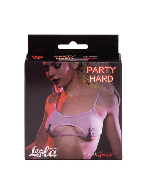 Zaжим Nipple Lola Hard Đen Đau Khoái Nồng Cháy