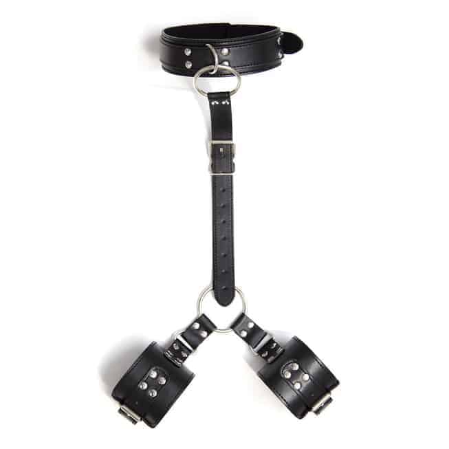 Còng Tay Da Đen Fiksator BDSM Trói Chặt Khoái Lạc Mãnh Liệt