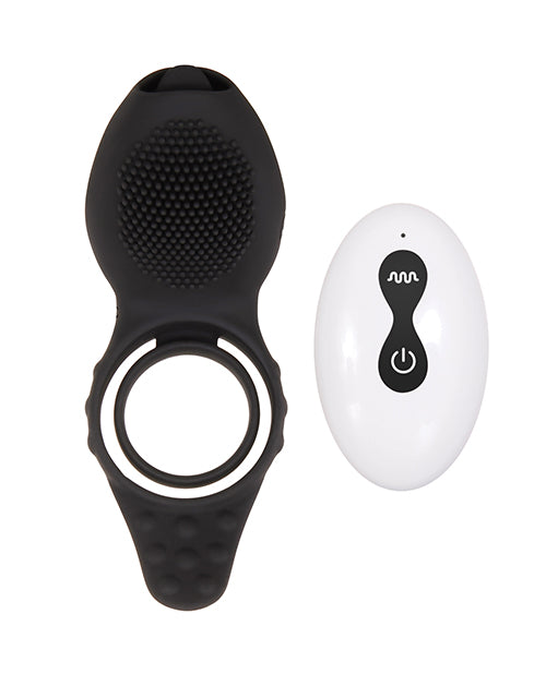 Zero Tolerance Mr Flicker Cock Ring Lưỡi Liếm Dual Rung 