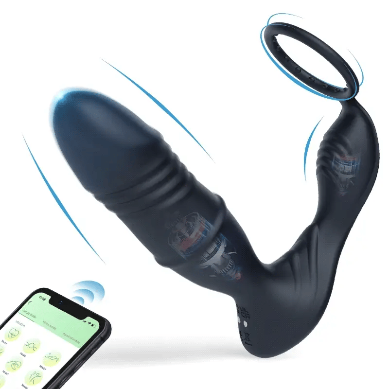 Murphy Ring Dương Vật Rung Nở 9 Cấp App Massage Tiền Liệt 