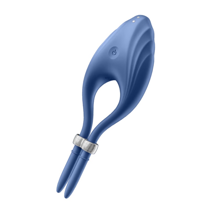 Satisfyer Vòng Rung Cặp Đôi Xanh Đậm 