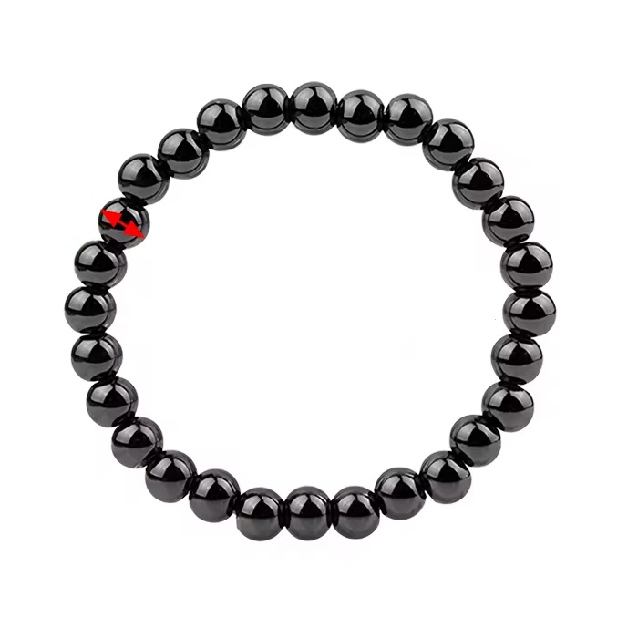 FAAK Stainless Steel Beaded Cock Ring 45mm Đen 