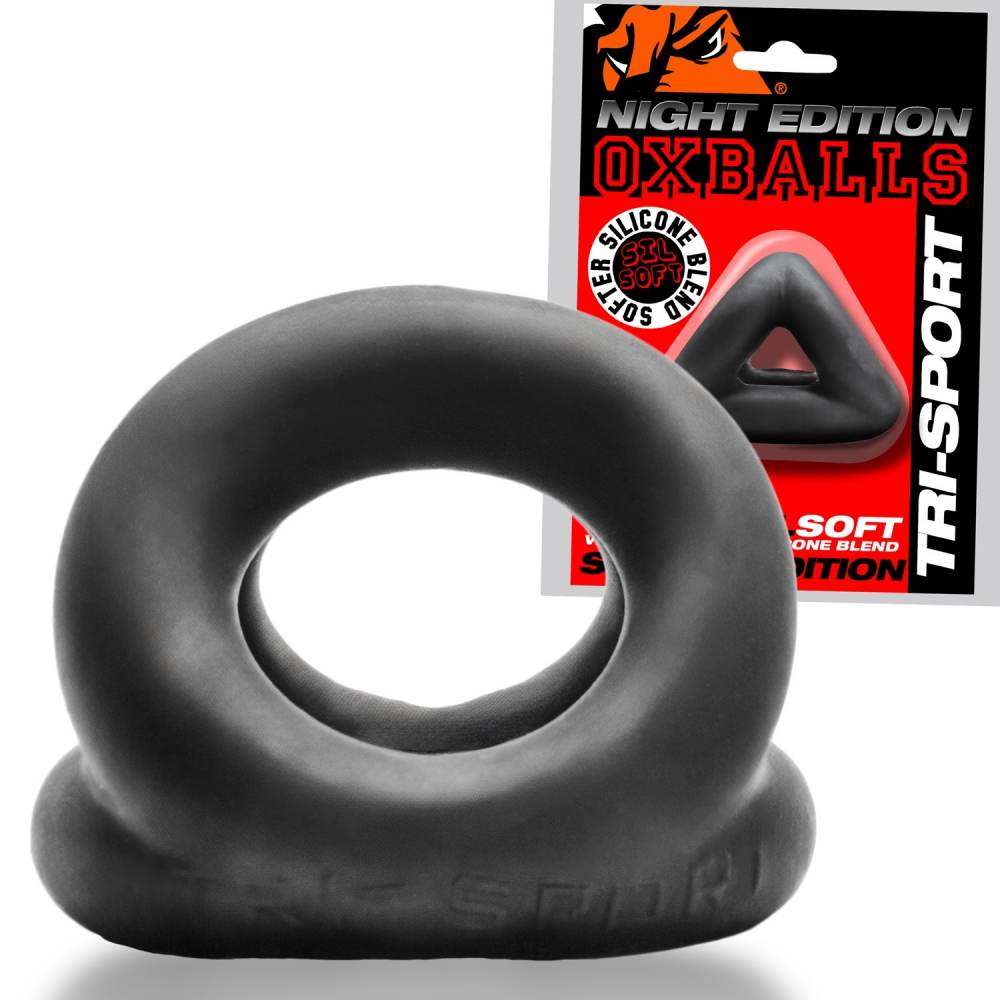Oxballs Tri-Sport Vòng Đen Siết 3 Lớp Thỏa Mãn Mạnh