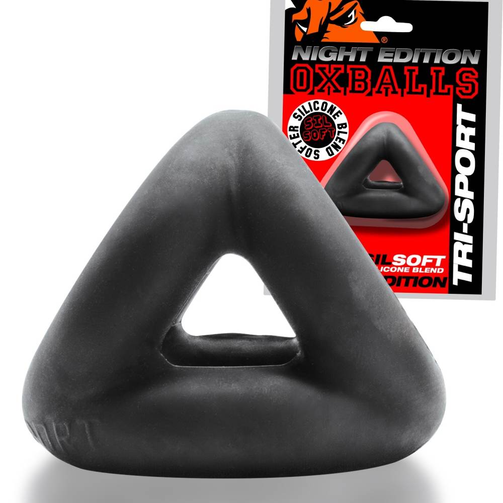 Oxballs Tri-Sport Vòng Đen Siết 3 Lớp Thỏa Mãn Mạnh