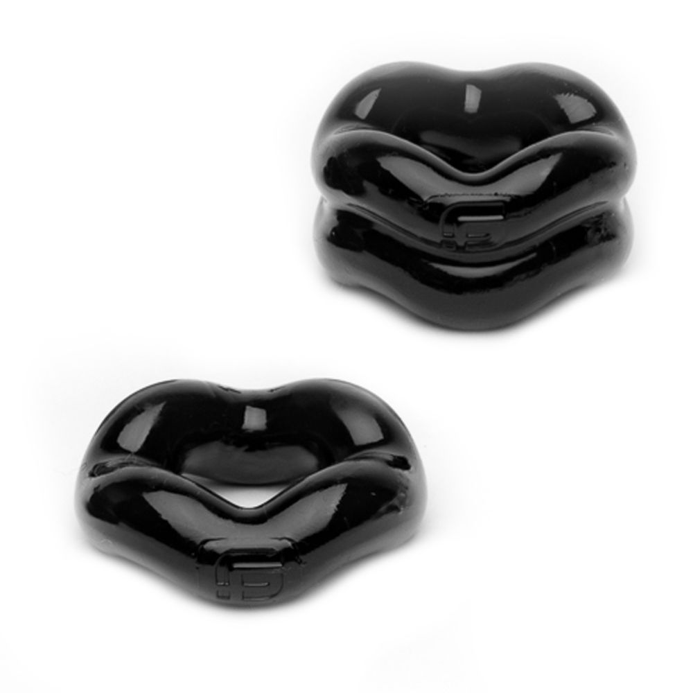 Sport Fucker Ring Dương Vật Set Đen Silicone Siêu Cứng Kéo Dài
