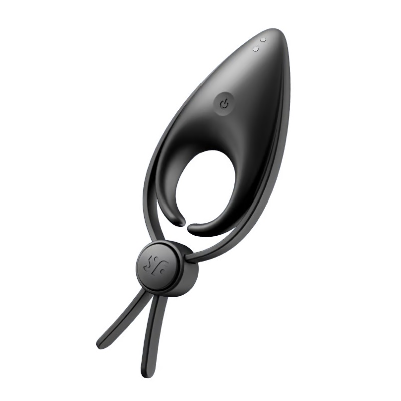 Satisfyer Súng Bắn Vòng Rung Đen Siêu Mạnh Giữ Chặt