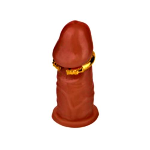 FAAK Snake Cock Ring Thép Vàng 2.9cm Cứng Ngắc