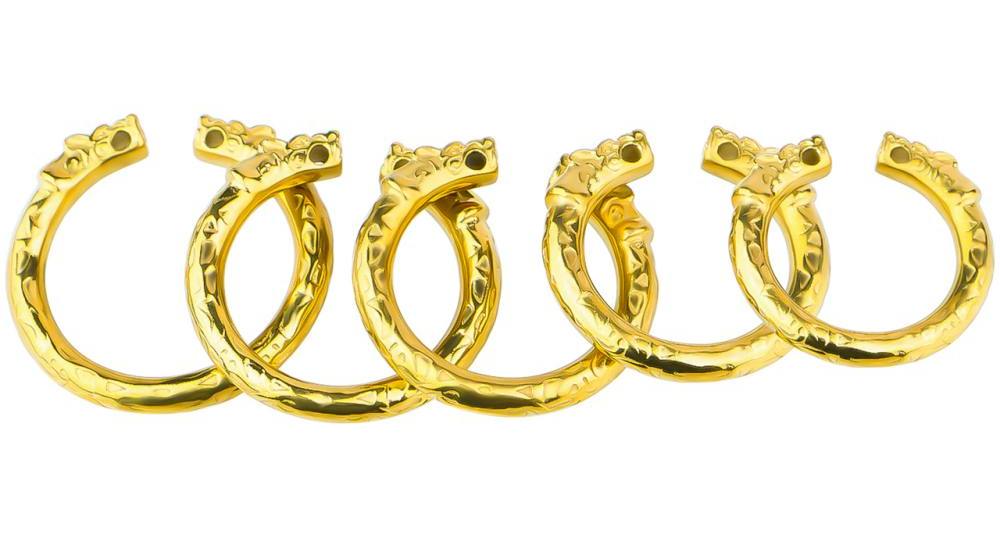 FAAK Snake Cock Ring Thép Vàng 2.9cm Cứng Ngắc