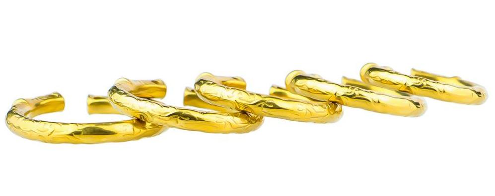 FAAK Snake Cock Ring Thép Vàng 2.9cm Cứng Ngắc