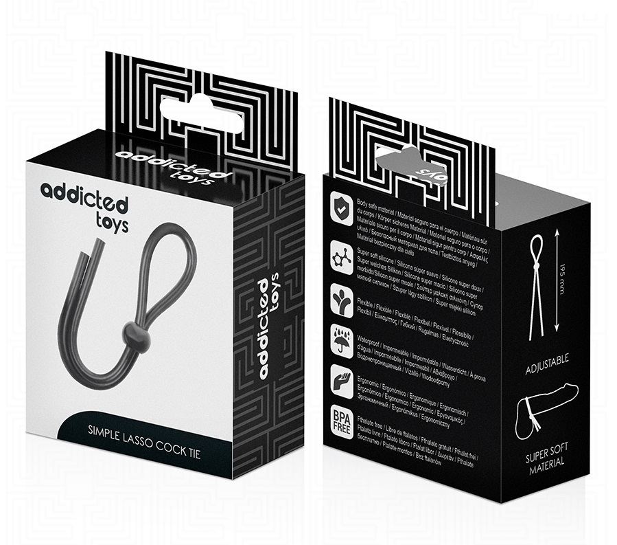 Vòng Đeo Dương Vật Addicted Toys Đen Bền Siêu Thích