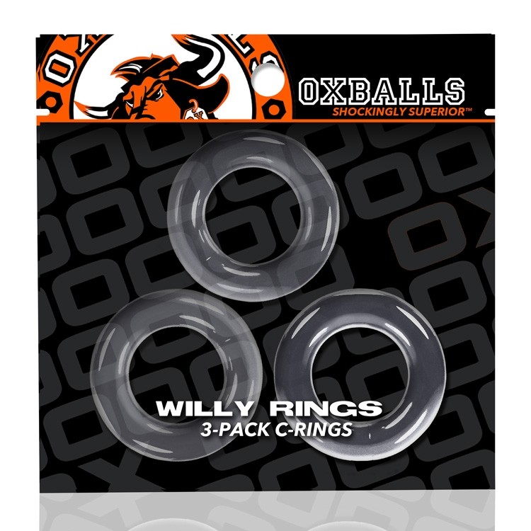 Oxballs Willy Ring 3pcs Trong Suốt Siết Siêu Chặt