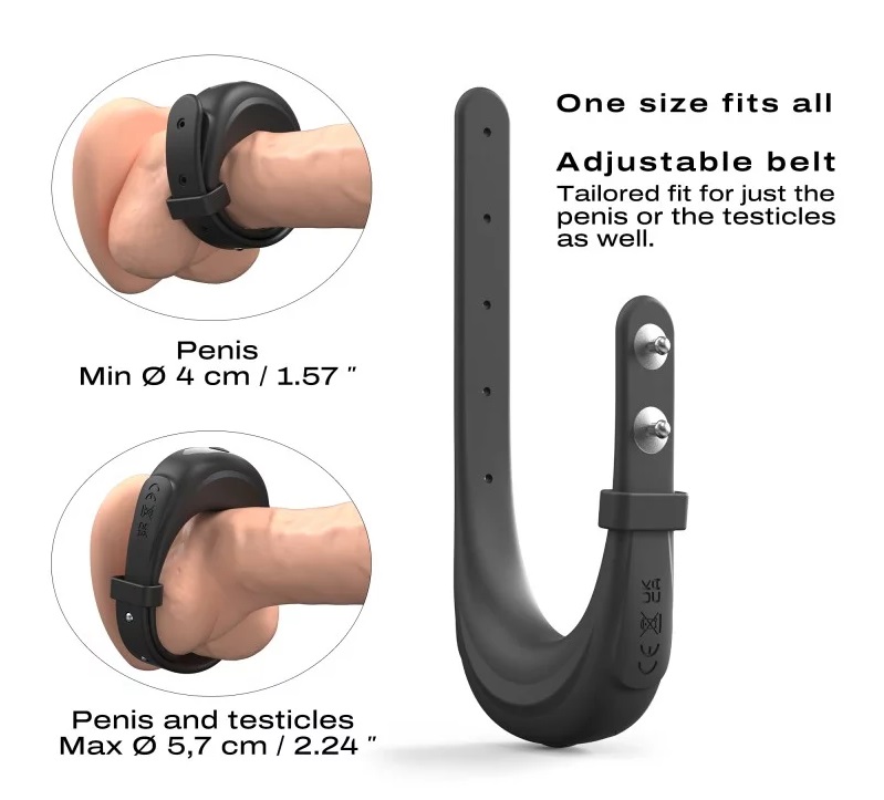 Dorcel Ring Đen Rung Dương Vật Thủy Phi Thích Bùng Nổ