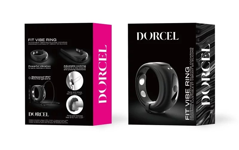 Dorcel Ring Đen Rung Dương Vật Thủy Phi Thích Bùng Nổ