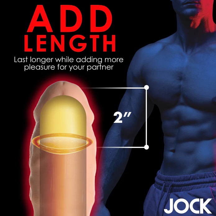Jock толстый презерватив 28см мясной 5.8см