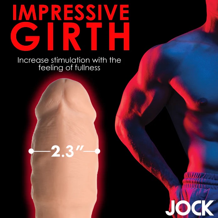 Jock толстый презерватив 28см мясной 5.8см