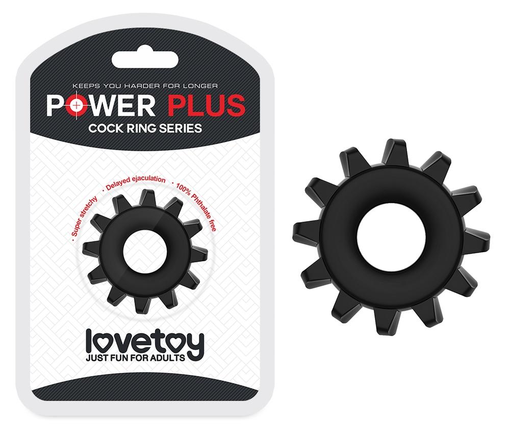 Lovetoy Power Plus Ring 4.5cm Đen Giữ Cứng Lâu