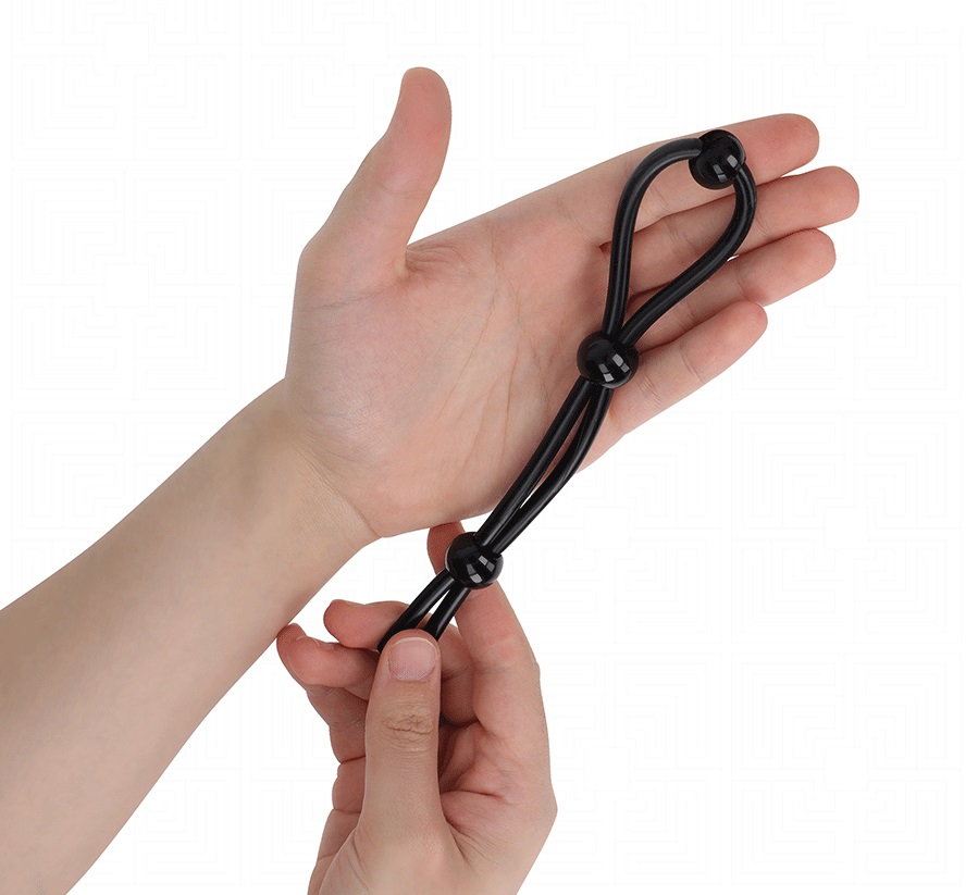 Triple Cock Ring Addicted Đen Ba Lớp Siêu Mạnh