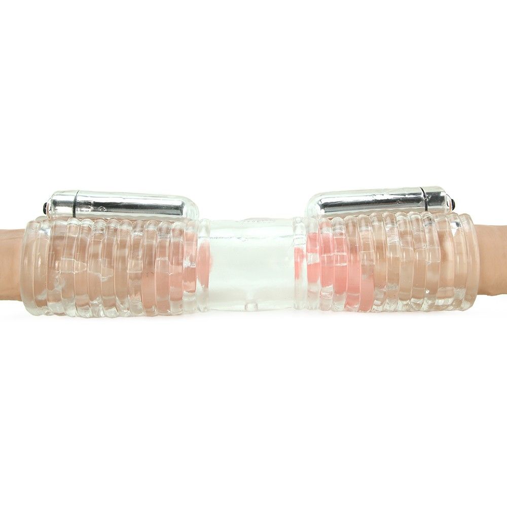 TOF Double Dildo Rung 26cm Song Đầu Đam Mê Bùng Cháy