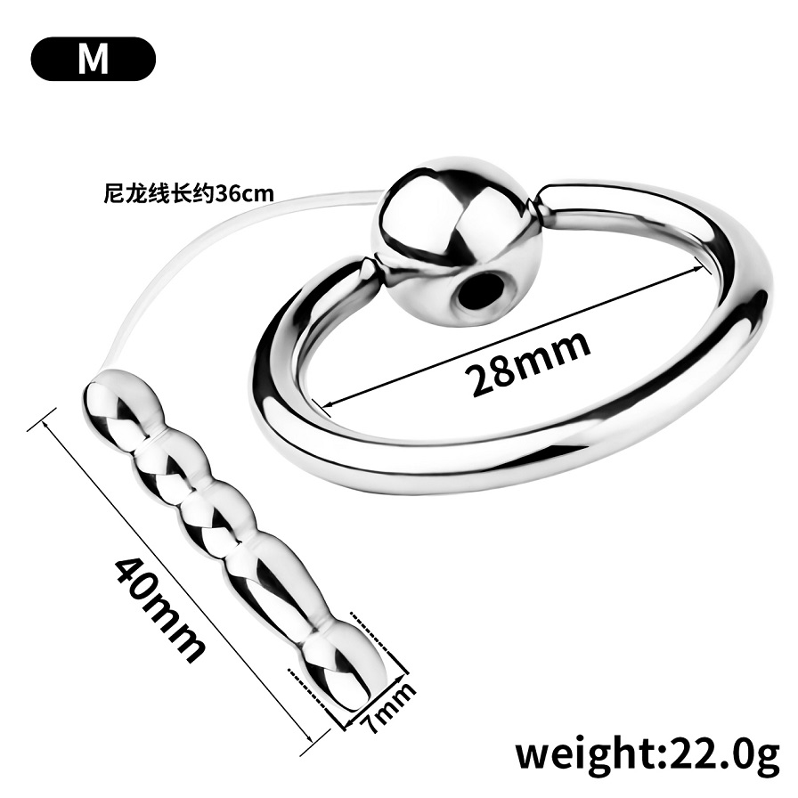 FAAK Urethral Rod Ring M Thép Không Gỉ Trung Bình[dochoius]​