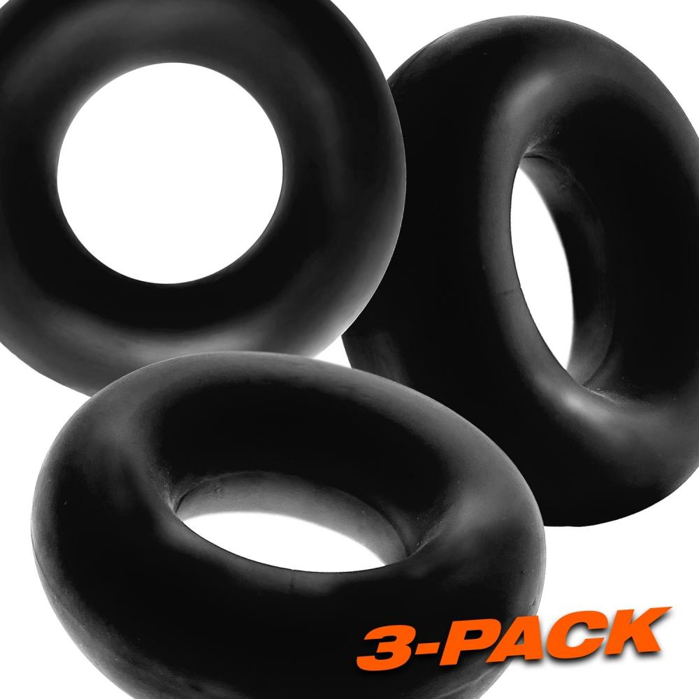 Oxballs Fat Willy Vòng Cặc 3pcs Đen Siết Mạnh