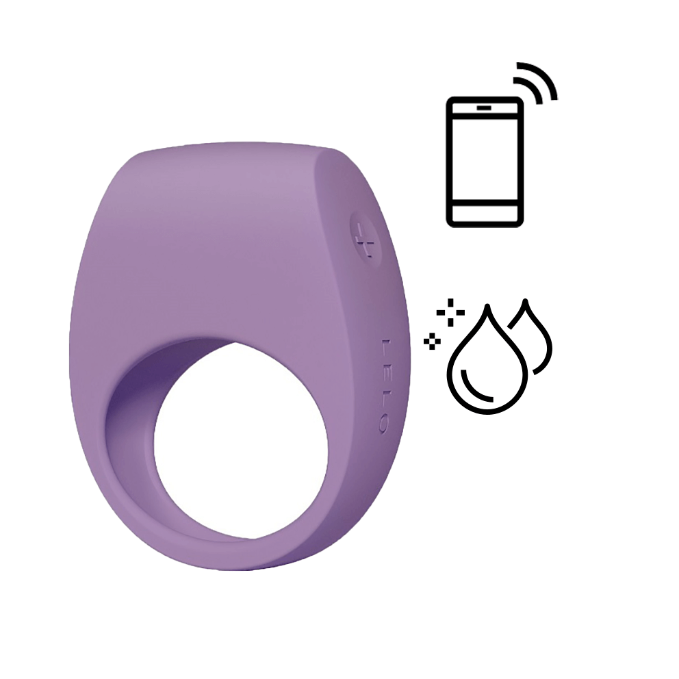Lelo Tor 3 nhẫn rung cặp tím app điều khiển