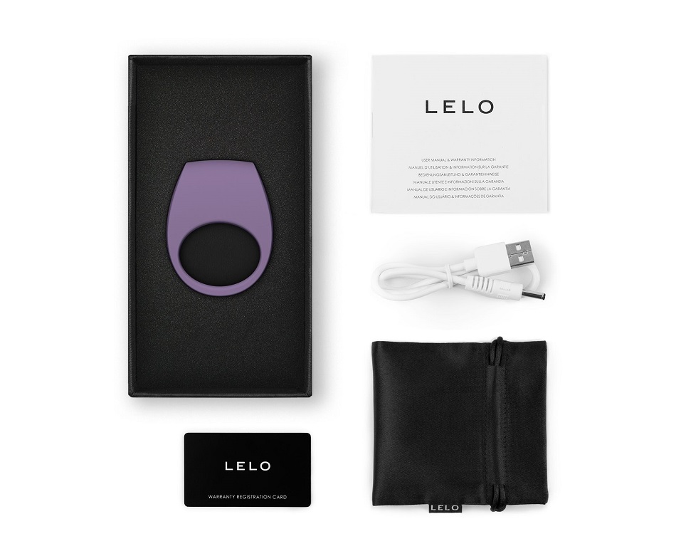 Lelo Tor 3 nhẫn rung cặp tím app điều khiển