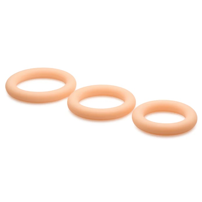 Jock Cock Ring Kit Da Trắng Silicone Mỹ Chặt Chẽ