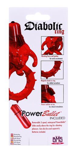 BMS Diabolic Ring Rung Đỏ 5cm - Siêu Mạnh Cứng Kéo Dài