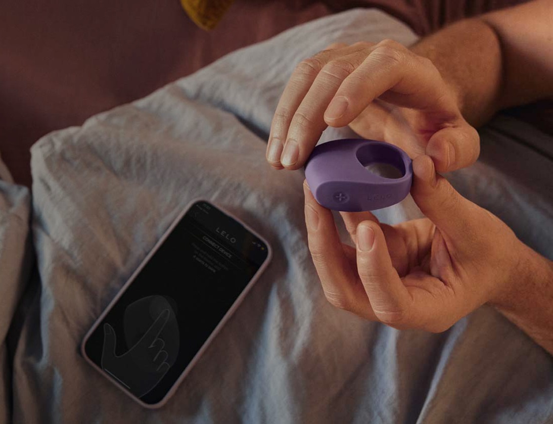 Lelo Tor 3 Couple Ring Xanh App Rung Tương Tác Siêu Hay