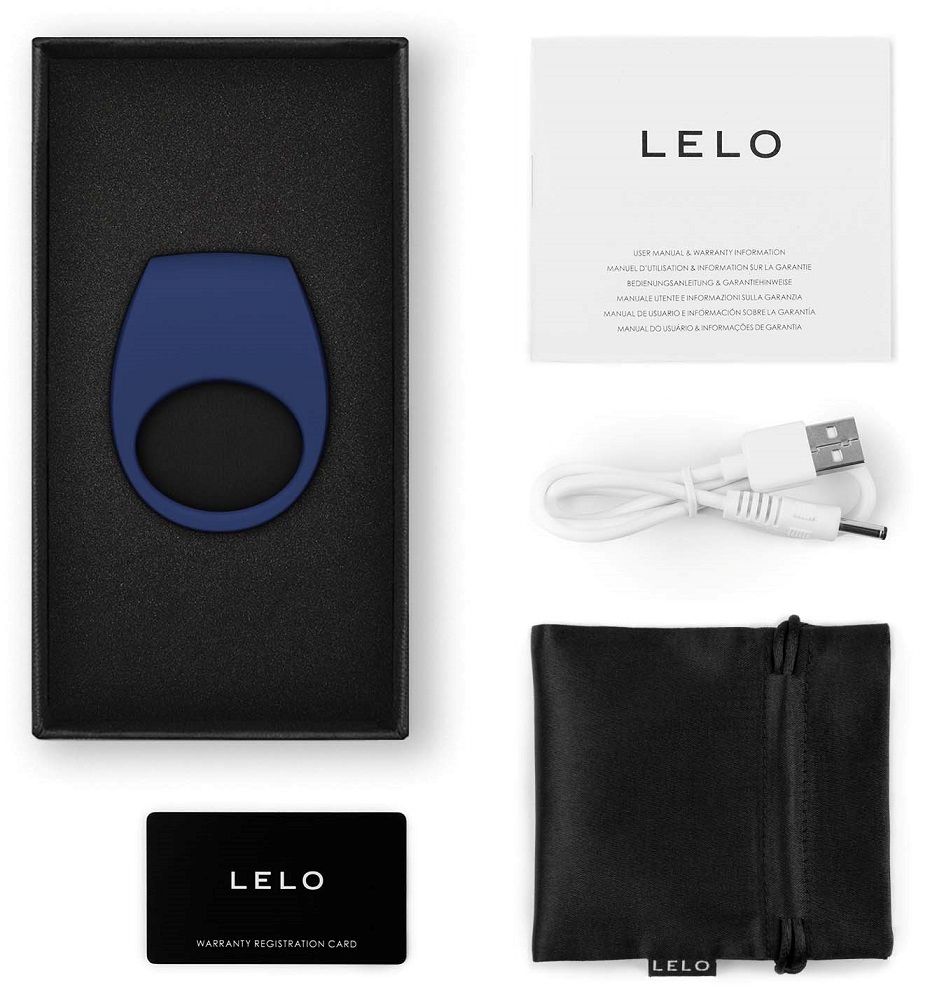 Lelo Tor 3 Couple Ring Xanh App Rung Tương Tác Siêu Hay