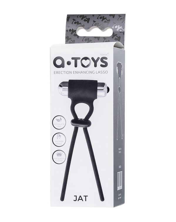 A-Toys Jet Vòng Rung 14cm Đen Điều Chỉnh Bùng Nổ