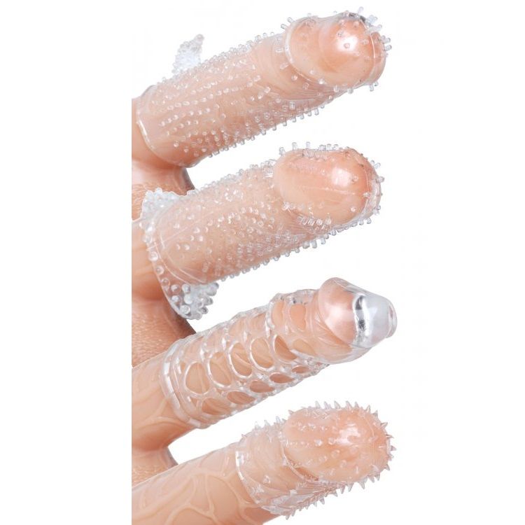 Bộ 4 Kích Thích Dương Vật Trinity Vibes Trong Suốt