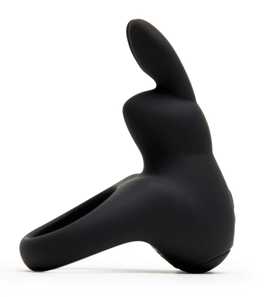 Vòng rung Happy Rabbit tai thỏ đen dương vật mạnh