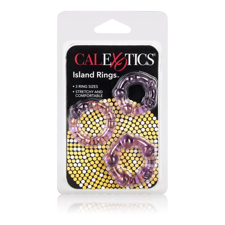 CEN Island 5 Ring Tím Chuỗi Đa Kích Cỡ Nâng Tầm