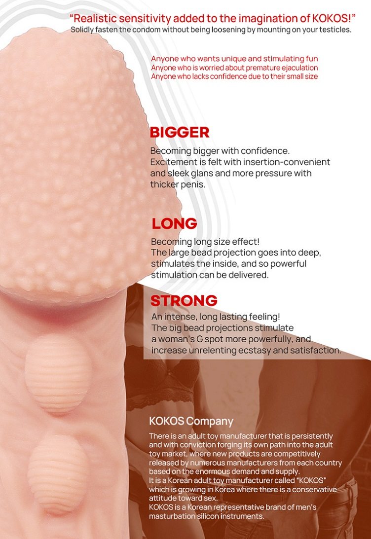 Kokos Wave Đầu To M Penis Sleeve M